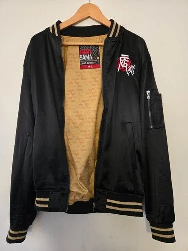 Bibi Sama Zodiac Bomber Jacket – M/L– Embroidered Dragon