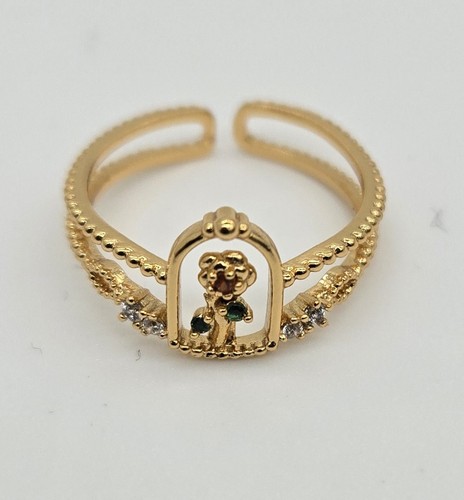 Girl's Crew Beauty & The Beast Rose Ring Size 5 - photo 3