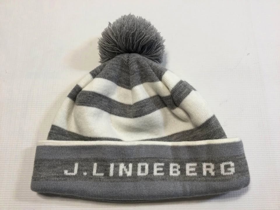 NEW * J.Lindeberg Golf Stripe Beanie