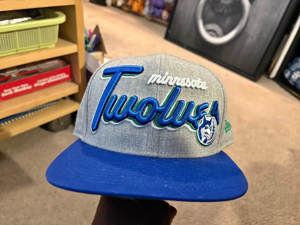 Minnesota timber wolves hat
