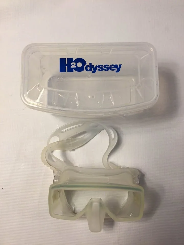 Snorkeling GOGGLES H2O Odyssey TEMPERED GLASS, Adult #Cleanout