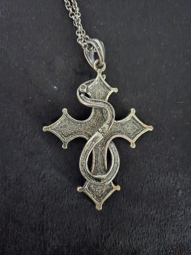 Gothic Red Cross with Snake image indicator(2)