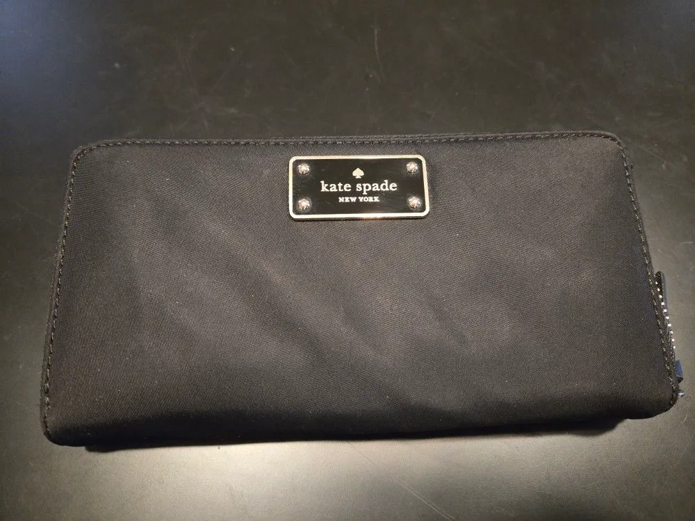 Kate Spade New York Full Zip Nylon Wallet