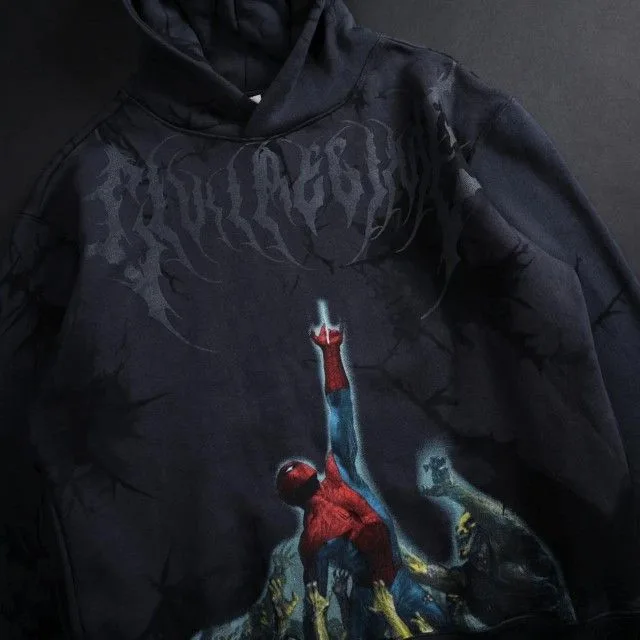 Civil Regime X Spider-Man "Zombie Spider-Man" Hoodie Small