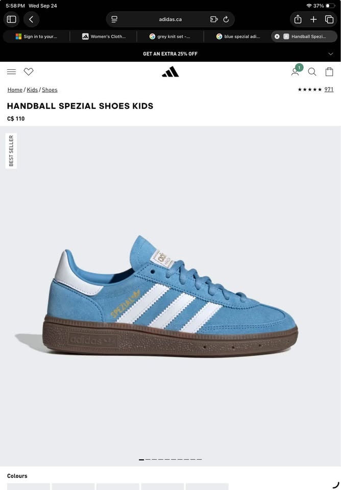 Adidas size 38.5 or size 7.5 womens - photo 3