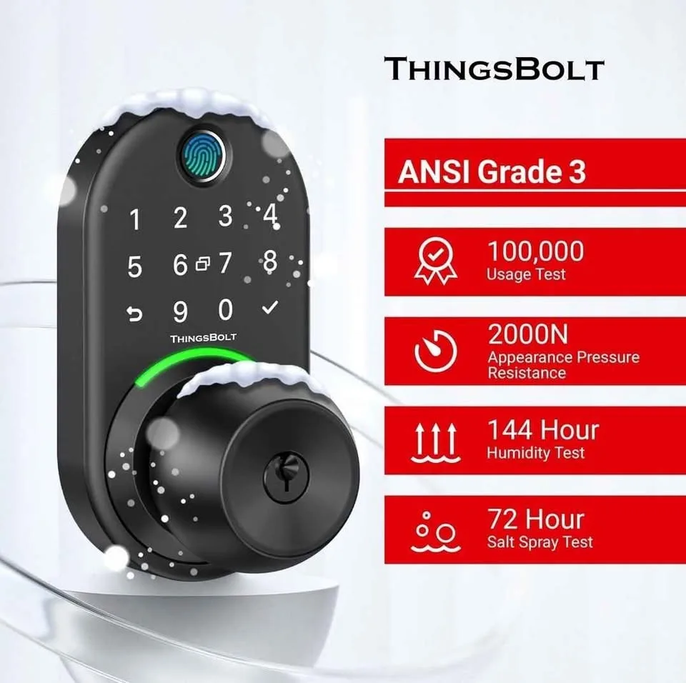 THINGSBOLT WiFi Smart Door Lock image indicator(3)