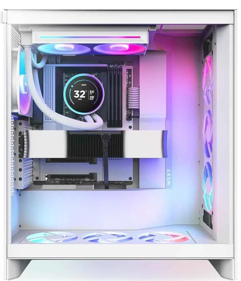 NZXT Kraken Elite v2 240mm RGB AIO CPU Liquid Cooler WT image indicator(4)