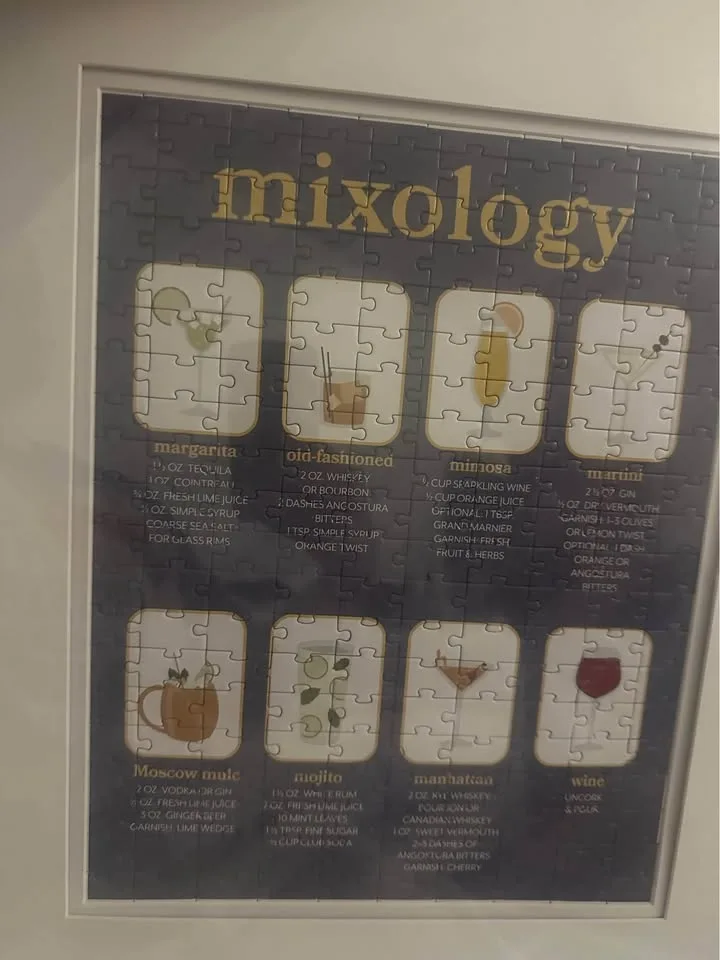 3 white canvas frames with puzzles image indicator(8)