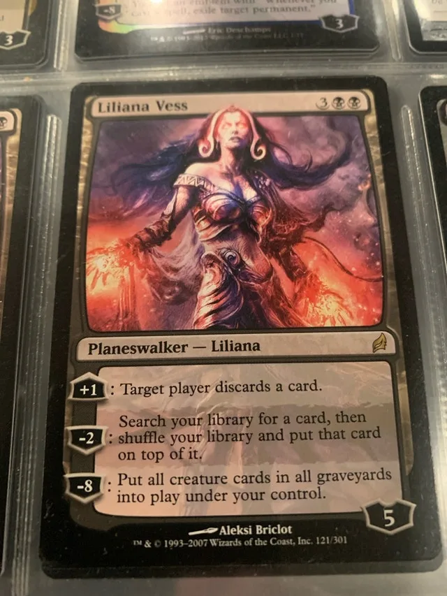 Liliana Vess Magic Planeswalker Card