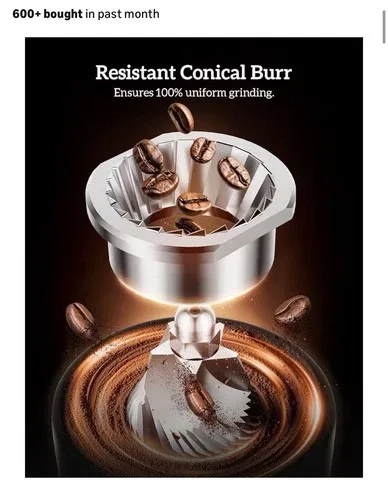 Neretva Conical Burr Coffee Grinder image indicator(2)