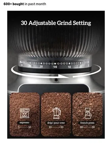 Neretva Conical Burr Coffee Grinder image indicator(3)
