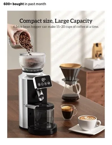 Neretva Conical Burr Coffee Grinder image indicator(6)