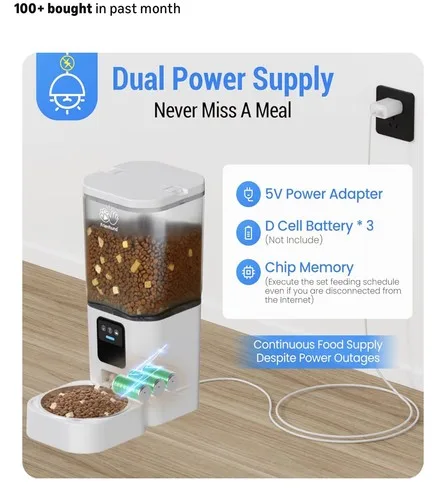 Frienhund Automatic Pet Feeder with Camera image indicator(4)