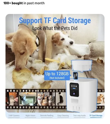 Frienhund Automatic Pet Feeder with Camera image indicator(7)