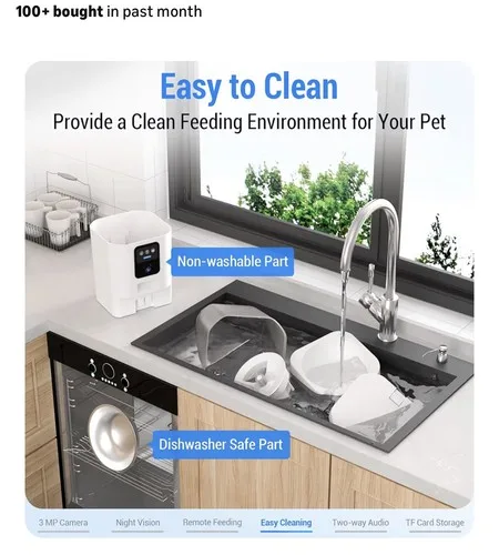 Frienhund Automatic Pet Feeder with Camera image indicator(8)