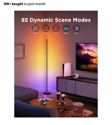 Govee RGBIC Smart LED Floor Lamp - photo 2