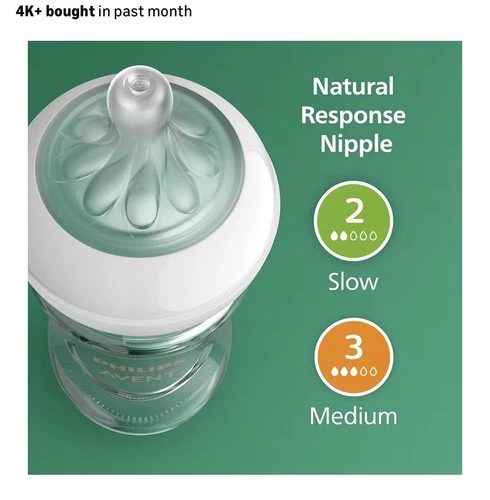 Philips Avent Natural Glass Baby Bottle Set - photo 2
