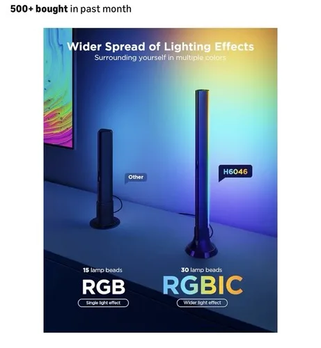 Govee TV Backlight 3 Lite Kit RGBIC image indicator(5)