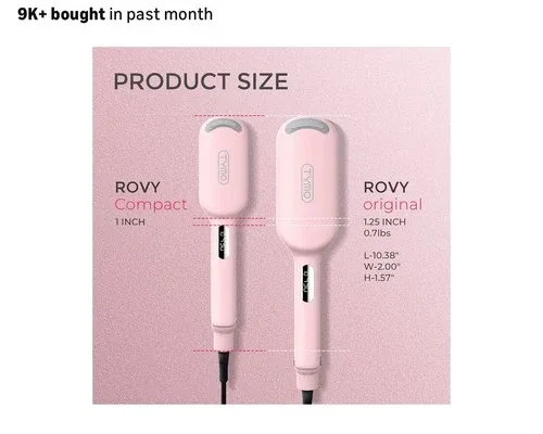 TYMO ROVY 1” Hair Waver Pink image indicator(3)