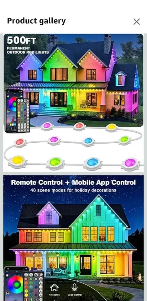 Home decor Wifi Christmas lights