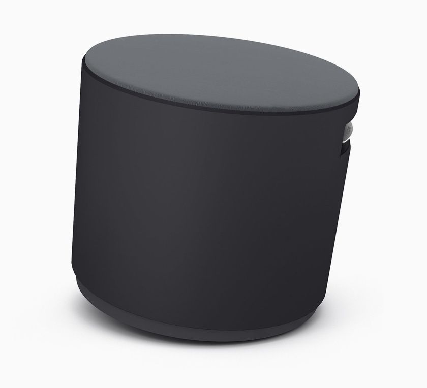 Adjustable Seating Stool - Buoy Design- Graphite Fabric, Black - photo 2