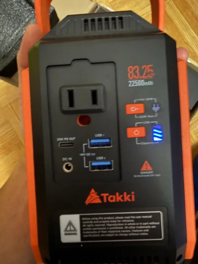 Takki Portable Power Station image indicator(4)