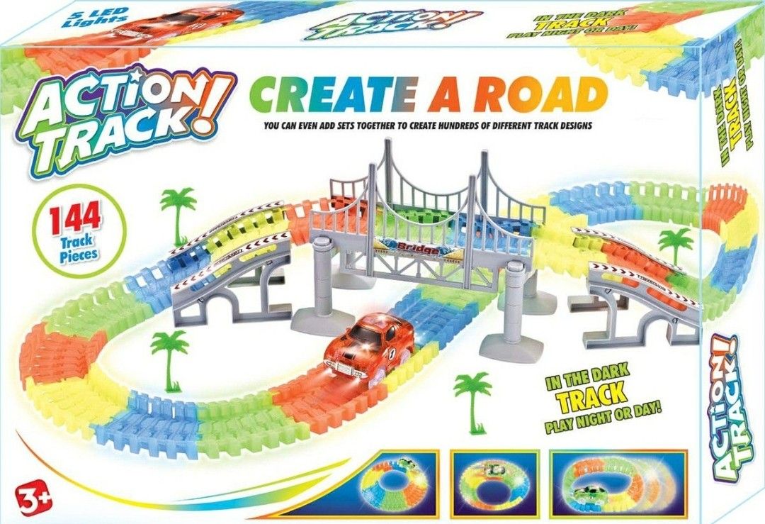 FLEXIBLE RACE TRACK FOR KIDS 3 YEARS AND OLDER. TWO BOXES OF TOY - photo 5