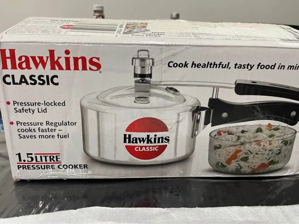 Brand New Hawkins Classic 1.5L Pressure Cooker image indicator(2)