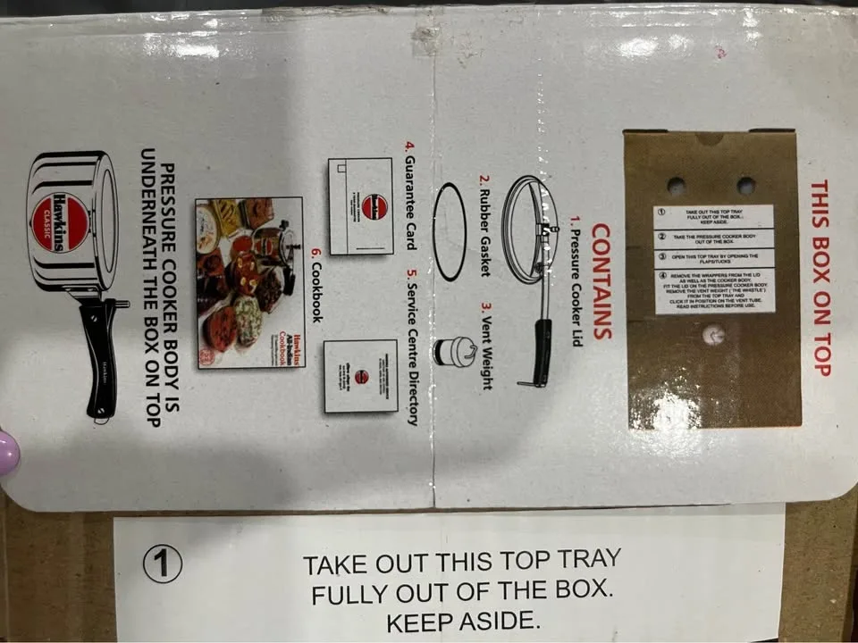 Brand New Hawkins Classic 1.5L Pressure Cooker image indicator(7)