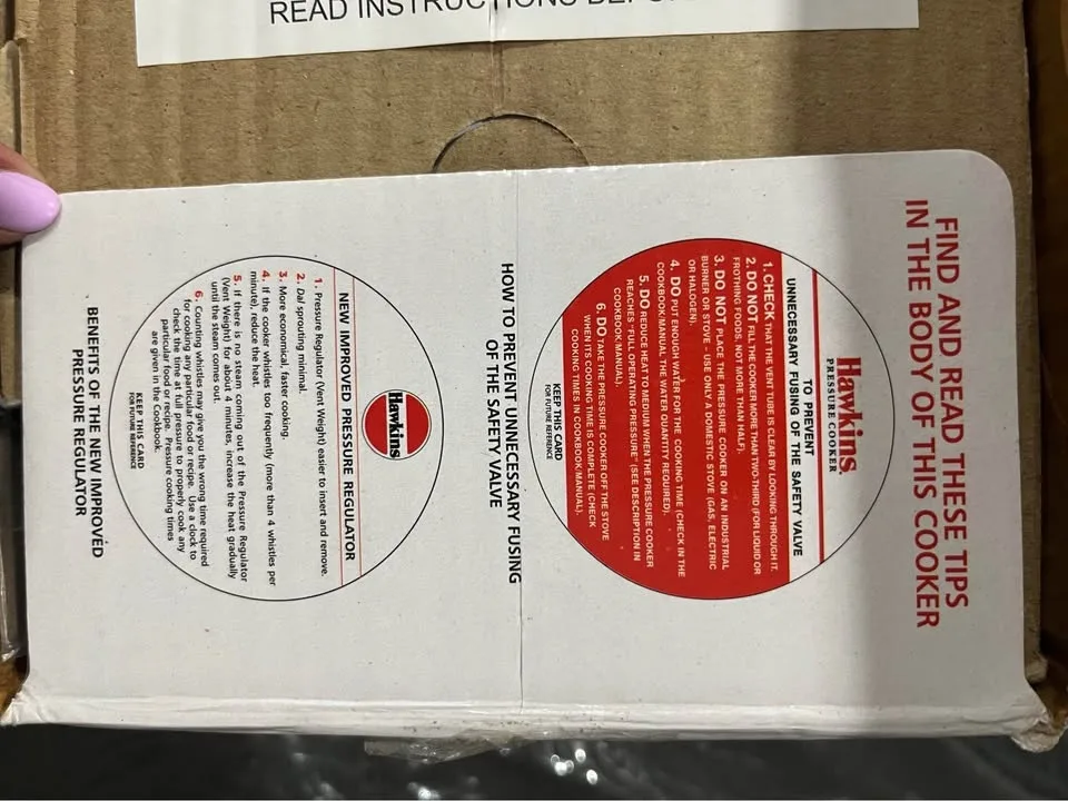 Brand New Hawkins Classic 1.5L Pressure Cooker image indicator(8)