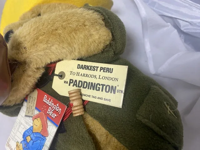 Paddington Bear Harrods London Plush Yellow Hat 9.5 image indicator(4)