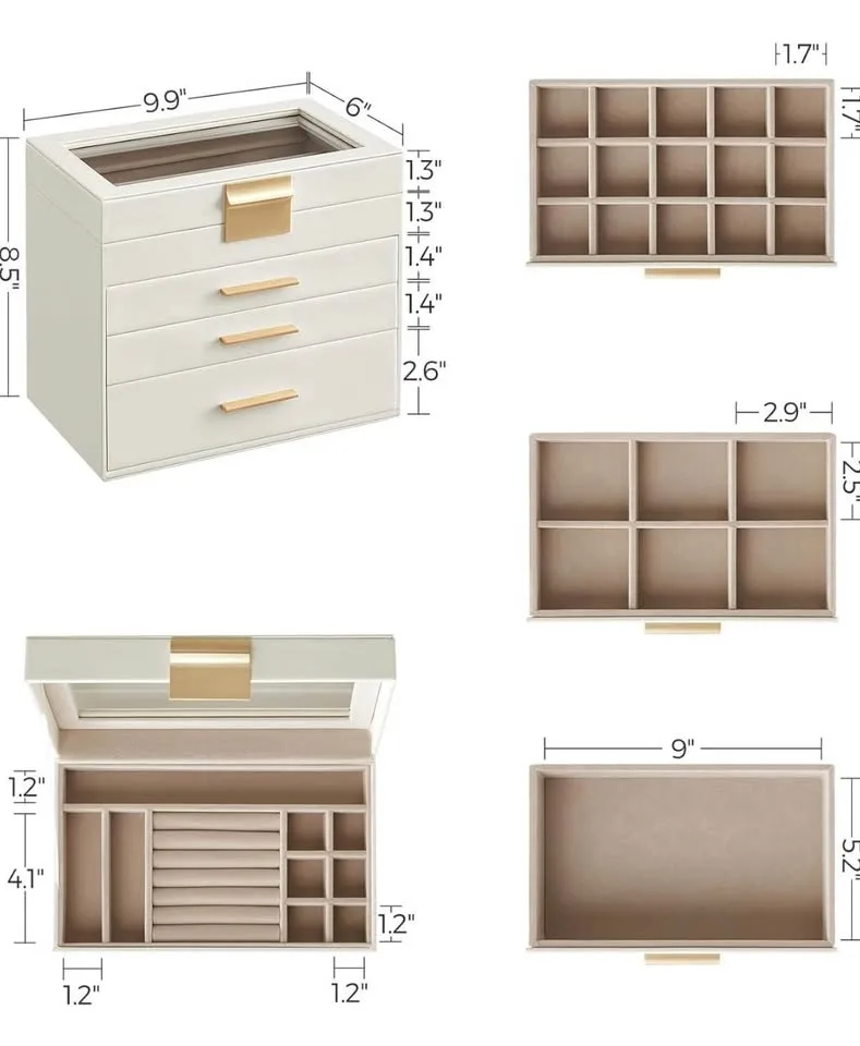 ✨ Perfect gift ! NEW Jewelry Box Organizer image indicator(4)