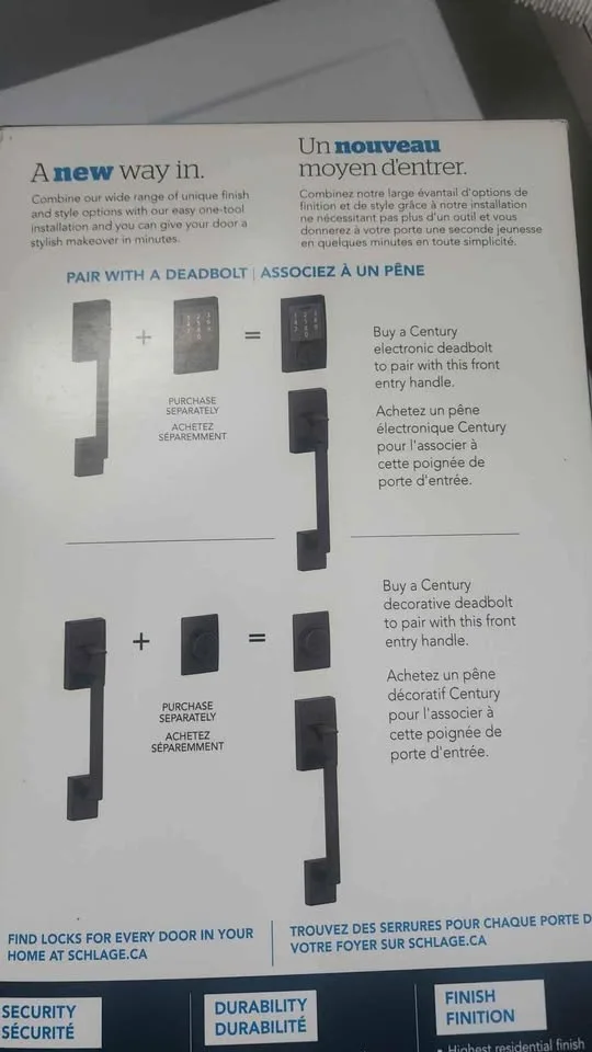 Schlage door handle and elec lock image indicator(3)