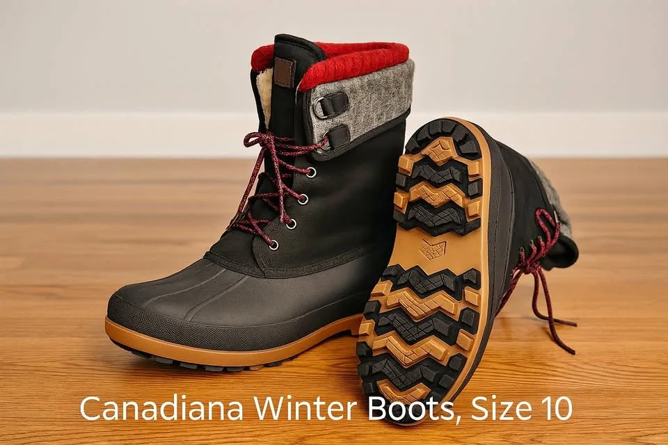 Brand New Canadiana Winter Boots – Size 10