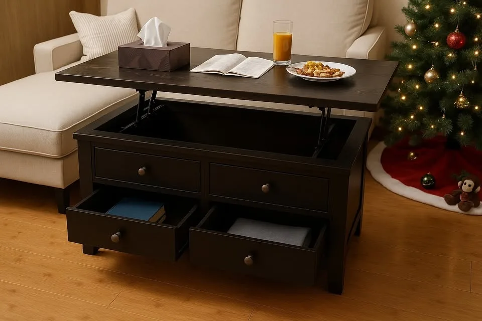 Lift-Top Coffee Table with Storage image indicator(2)