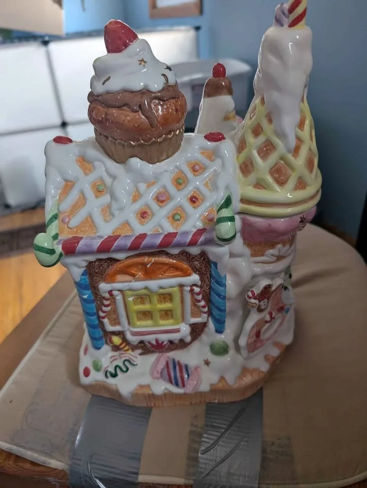 Christmas village set and snow globes (PRICE DROP)