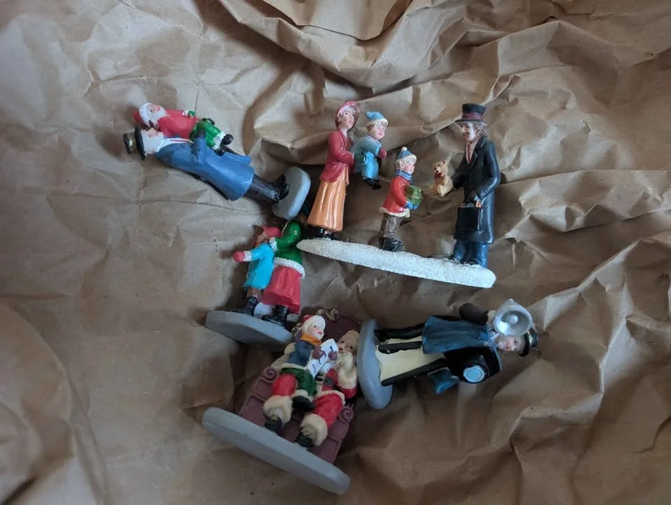 Christmas village set and snow globes (PRICE DROP) image indicator(4)