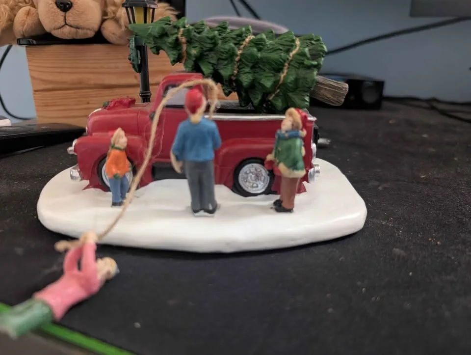 Christmas village set and snow globes (PRICE DROP) image indicator(5)