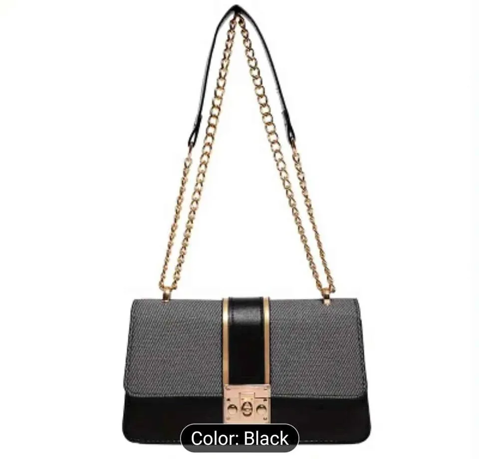 Brand new stylish black color hand bag for women
