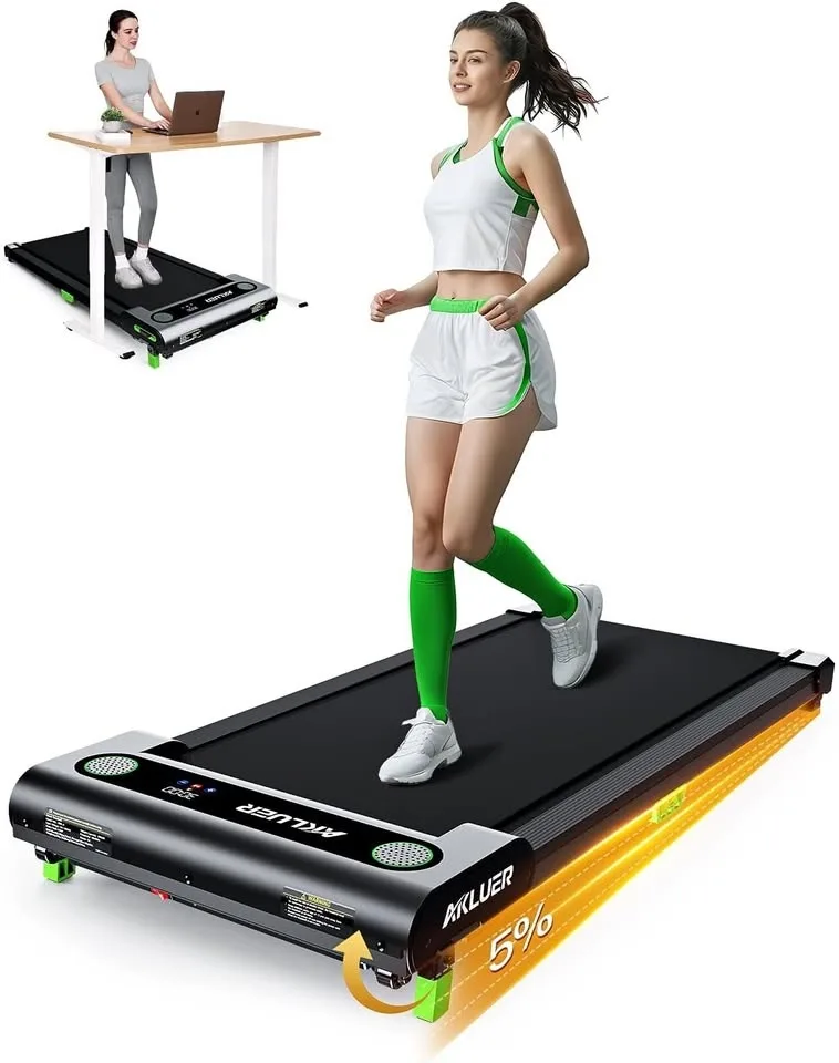 AKLUER Walking Pad Treadmill Under Desk, Portable