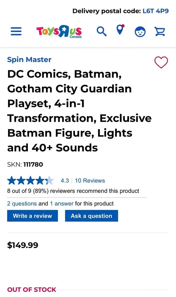 *BRAND NEW/SEALED BOX* Batman Gotham City Guardian image indicator(5)