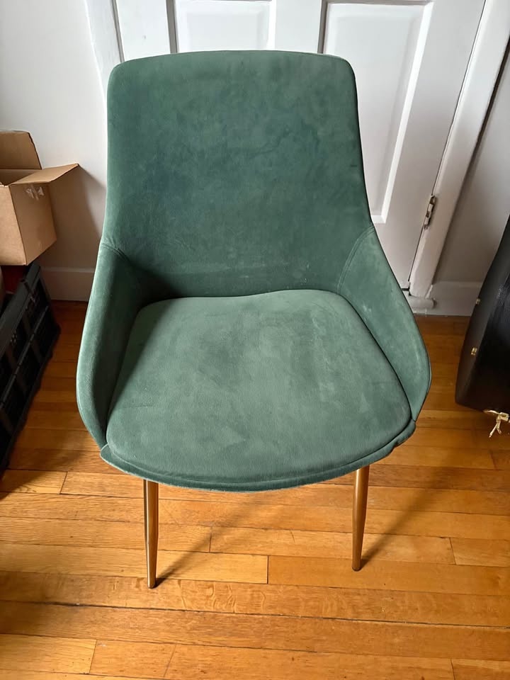 Velvet Sage Dining Accent Chairs (set of 4)