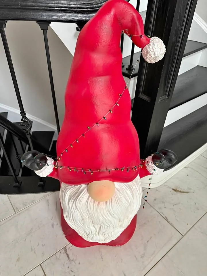 Christmas Giant 3 Foot Santa Gnome $90