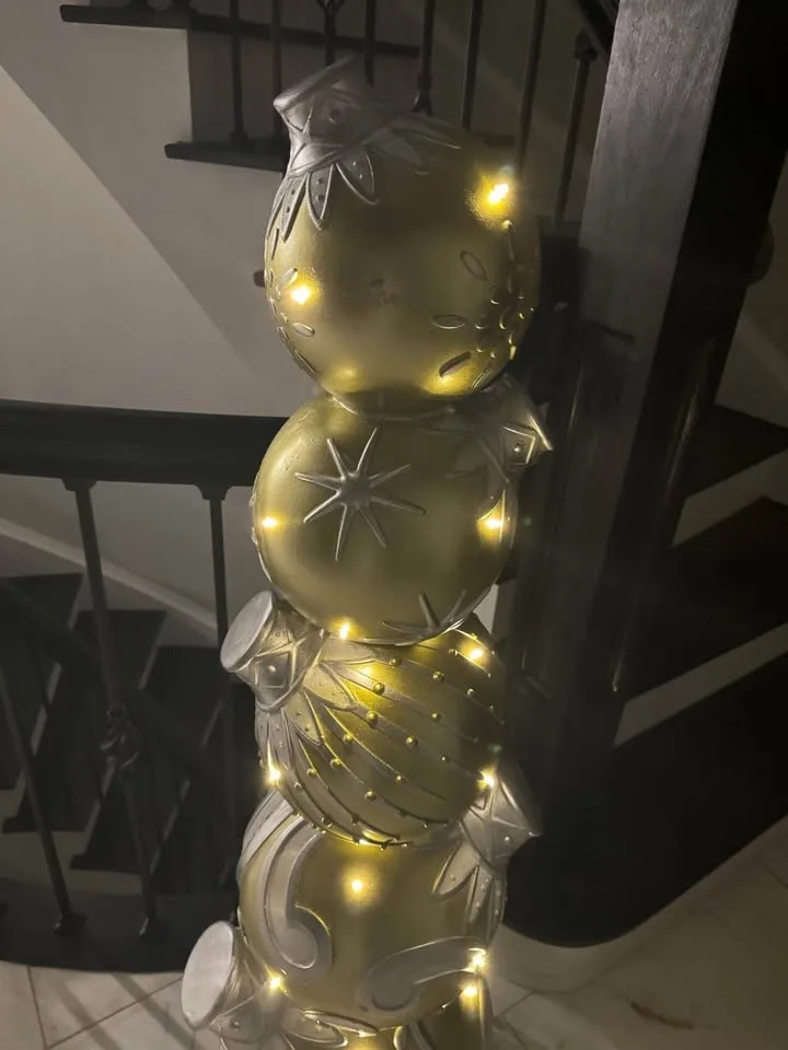 Xmas 4 Foot Stacking Decoration Balls $95 image indicator(3)