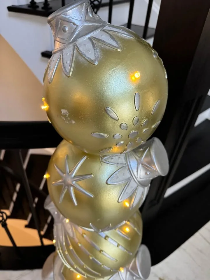 Xmas 4 Foot Stacking Decoration Balls $95 image indicator(4)