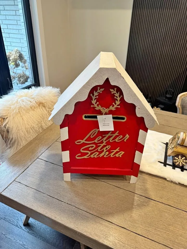 Christmas Metal Letters for Santa Mailbox $45