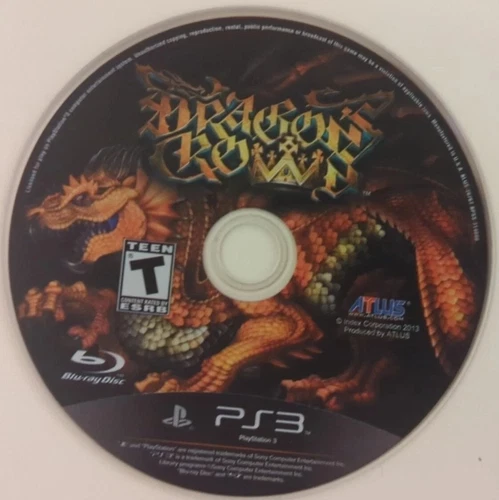(Disc Only) Dragons Crown - Sony PlayStation 3 #CLEANOUT