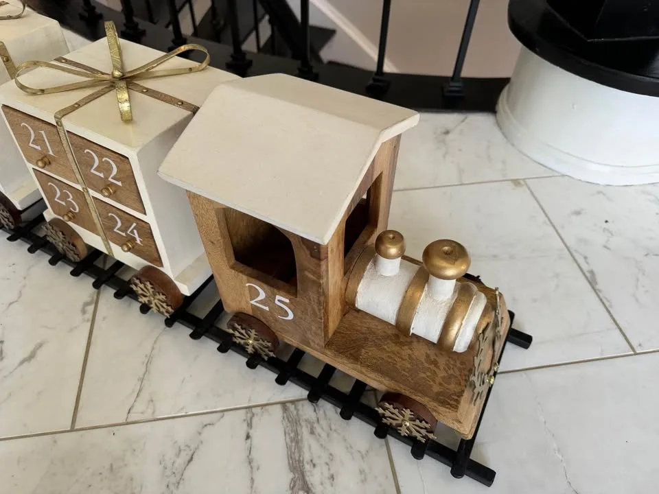 Xmas Wood Train Advent Calendar $100 image indicator(2)
