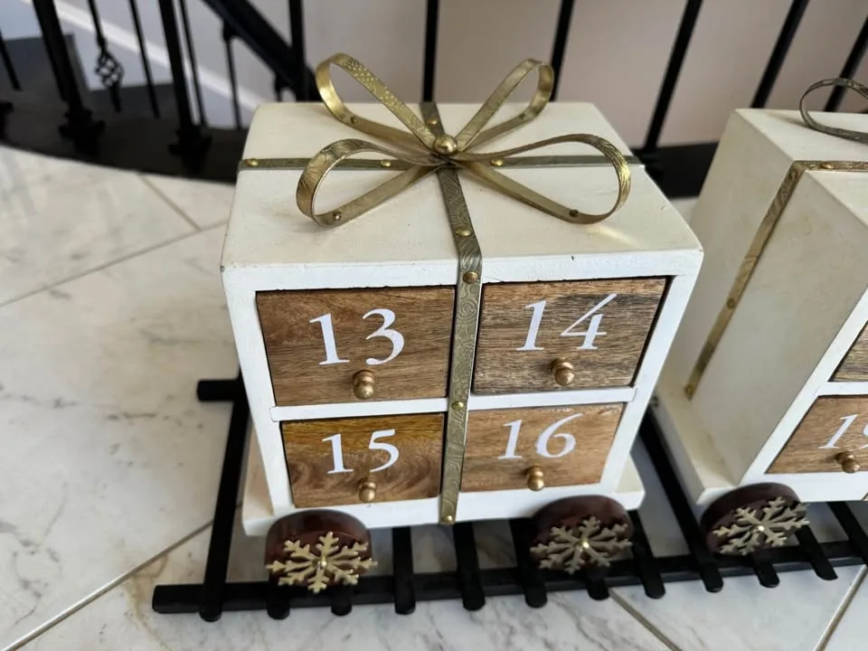 Xmas Wood Train Advent Calendar $100 image indicator(3)