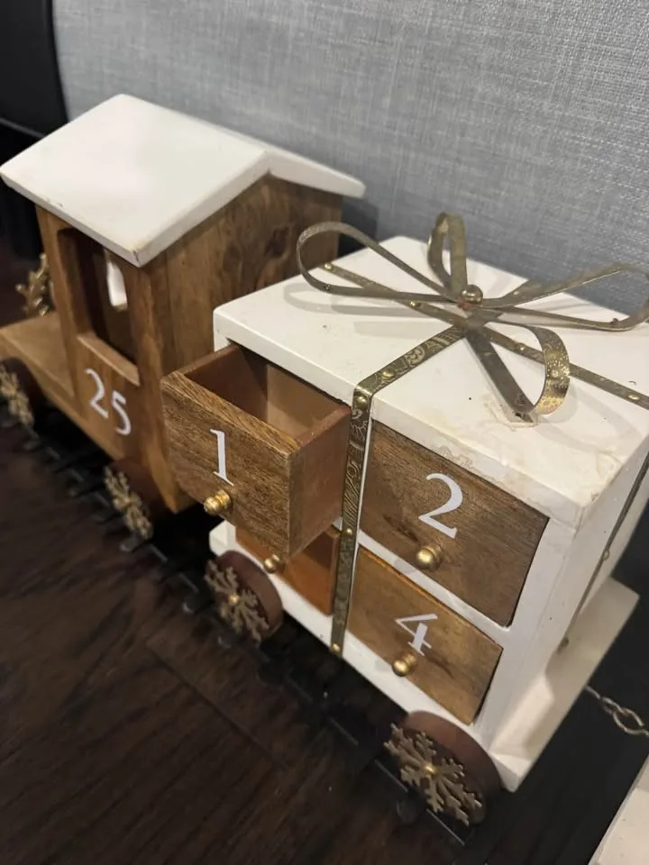 Xmas Wood Train Advent Calendar $100 image indicator(4)